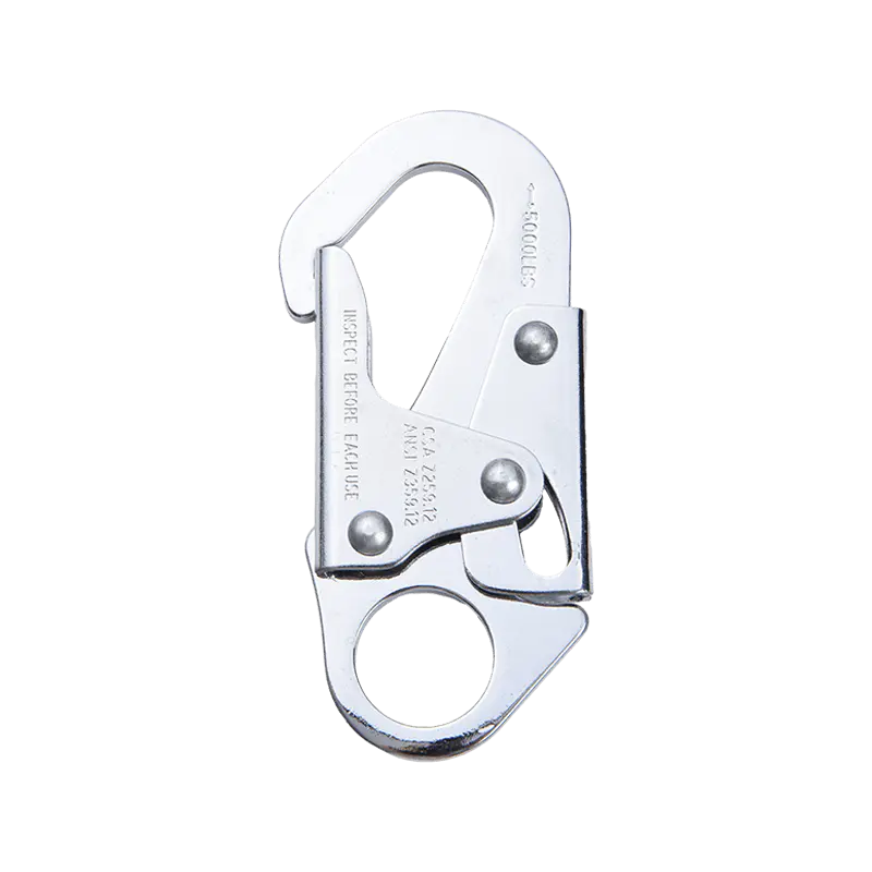 Hogyan lehet beépíteni a Double Lock horganyzott SNAP horogot egy rögzítő rendszerbe a biztonságos terhelés rögzítéséhez?